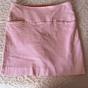 Classic Coral Skort with Subtle Geo Texture